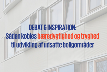 Illustration - debat om udvikling af udsatte boligområder